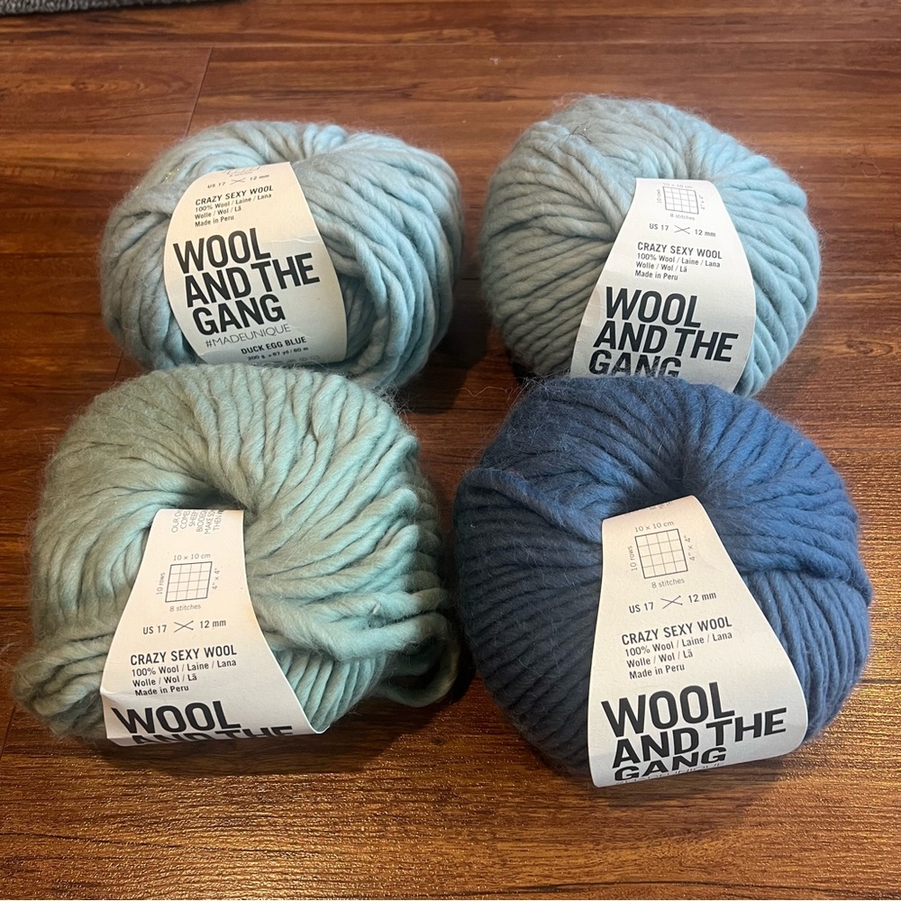 NEW 4 Wool and the Gang 100% Wool 200g 87yd Peruvian Sheep